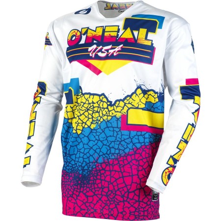 Maillot VTT/Motocross O`Neal Mayhem Lite Crackle 91 Manches Longues N001 2020